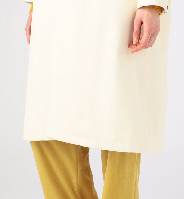 CABaN「ウールギャバジン スタンドカラーコート」|ステンカラーコート|