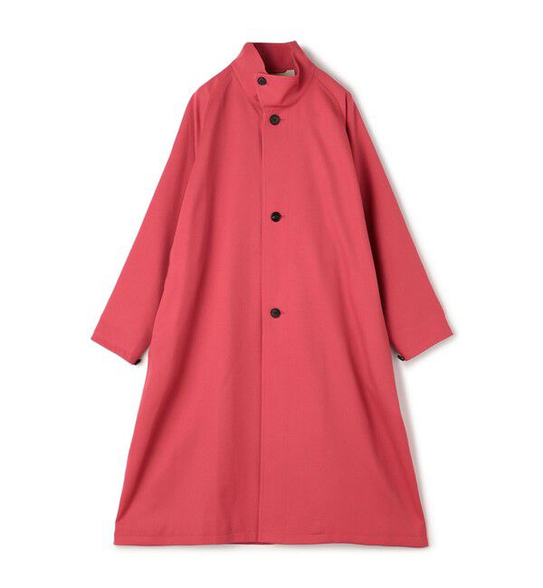 CABaN「ウールギャバジン スタンドカラーコート」|ステンカラーコート|33 ピンク