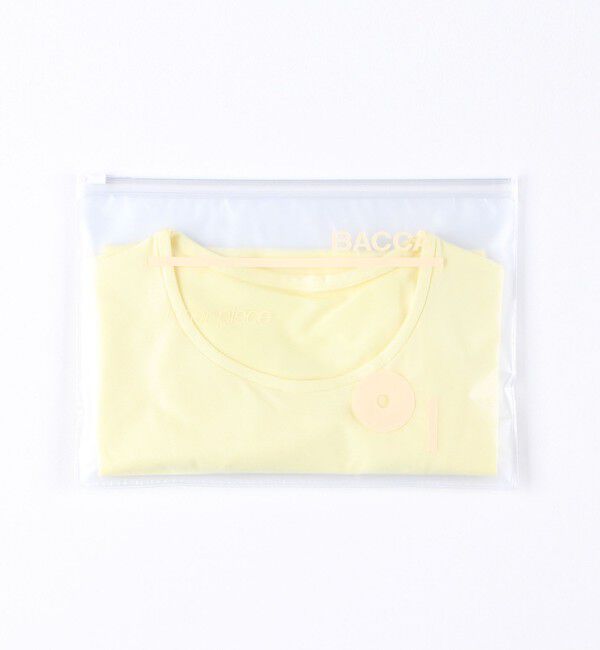 BACCA「inner piece キュプラストレッチ ショートＴシャツ」|Tシャツ・カットソー|