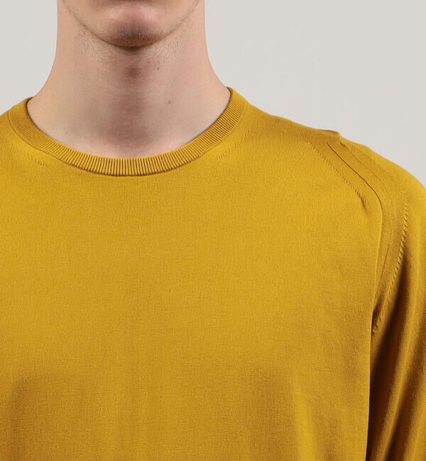 TOMORROWLAND MENS「スビンコットン クルーネックプルオーバー」|ニット・セーター|