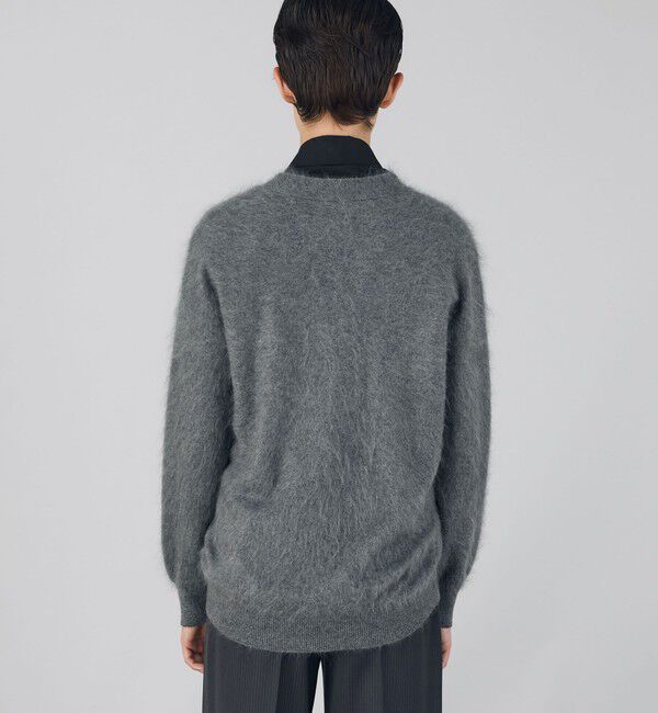 DES PRES「ピュアカシミヤファー Vネックカーディガン」|カーディガン|