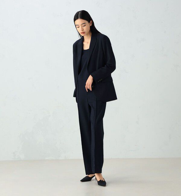 BACCA「シアサッカー オーバーシングルジャケット」|テーラードジャケット|