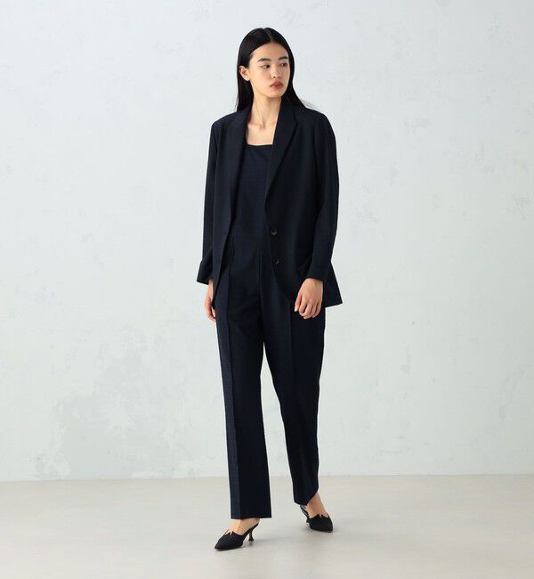 BACCA「シアサッカー オーバーシングルジャケット」|テーラードジャケット|