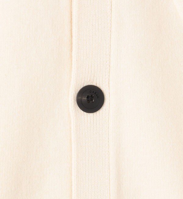CABaN「CABaN コットンカシミヤ ポケットクルーネックカーディガン」|ニット・セーター|