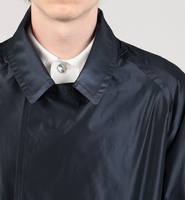 TOMORROWLAND MENS「ポリエステルタフタ ダブルブレステッド4Bコート」|ピーコート|