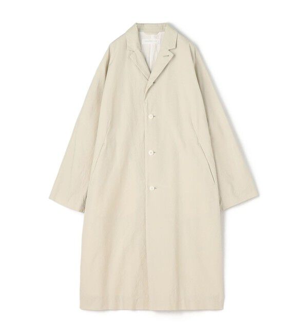 GALERIE VIE「パラシュートクロス ドルマンチェスターコート」|チェスターコート|13 ライトグレー