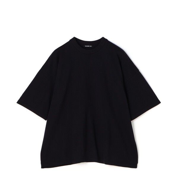 GALERIE VIE「オーガニックコットン吊り天竺ハーフスリーブカットソー」|Tシャツ・カットソー|69 ネイビー