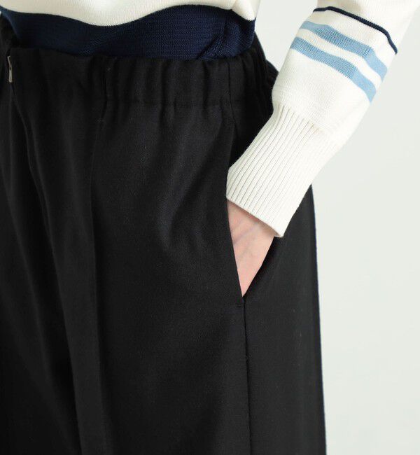 BACCA「ウールサキソニー リラックスワイドパンツ」|その他|