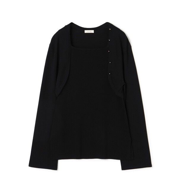 DES PRES「コンフォートレーヨンストレッチ ツインニット」|ニット・セーター|19 ブラック