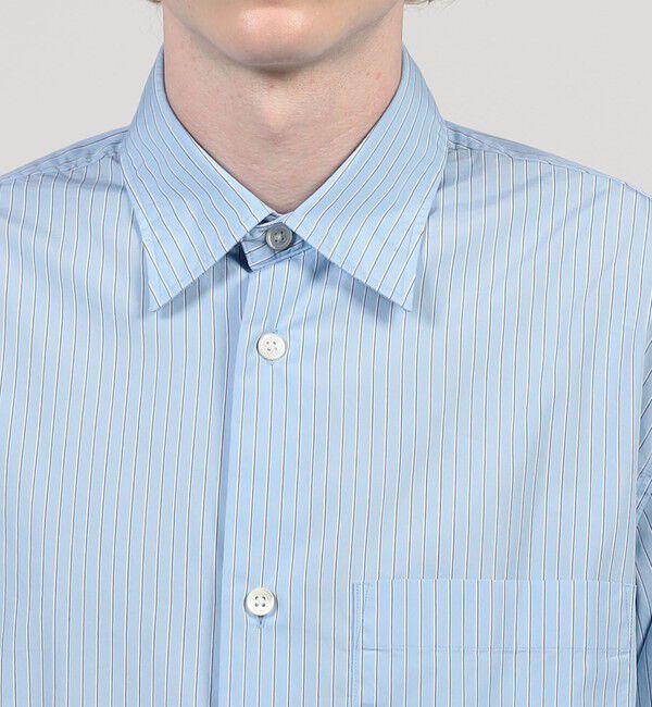 TOMORROWLAND MENS「ペーパーポプリン オーバーシャツ」|シャツ・ブラウス|