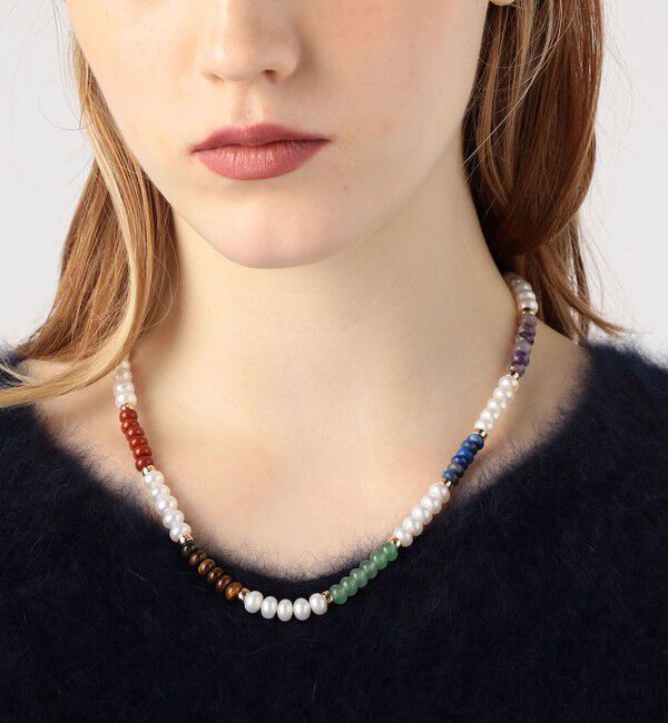 TOMORROWLAND GOODS「eliou CARTER マルチカラーネックレス」|ネックレス|