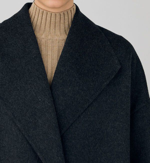 DES PRES「ダブルフェイスメルトンビーバー ウィングカラーコート」|その他|