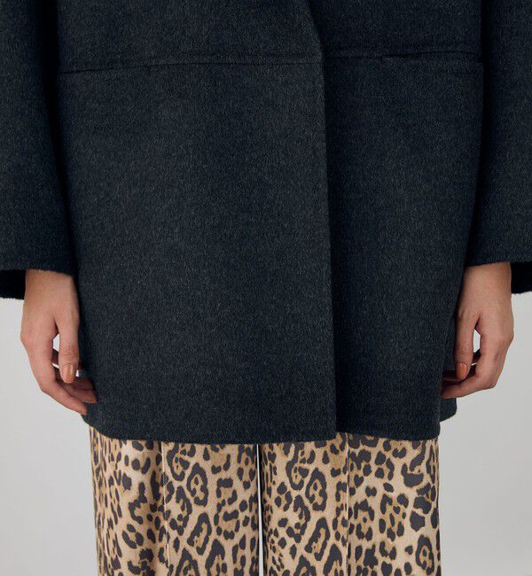 DES PRES「ダブルフェイスメルトンビーバー ウィングカラーコート」|その他|