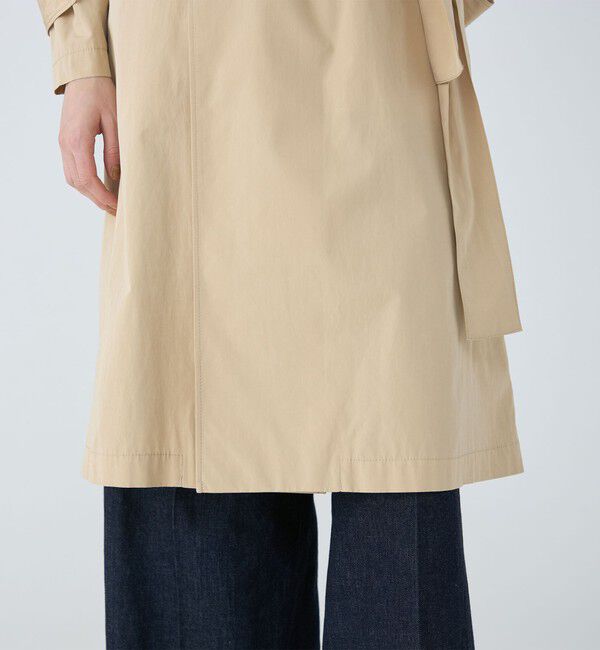 MACPHEE「ウォーターレぺレントタフタ ベルテッドコート」|チェスターコート|