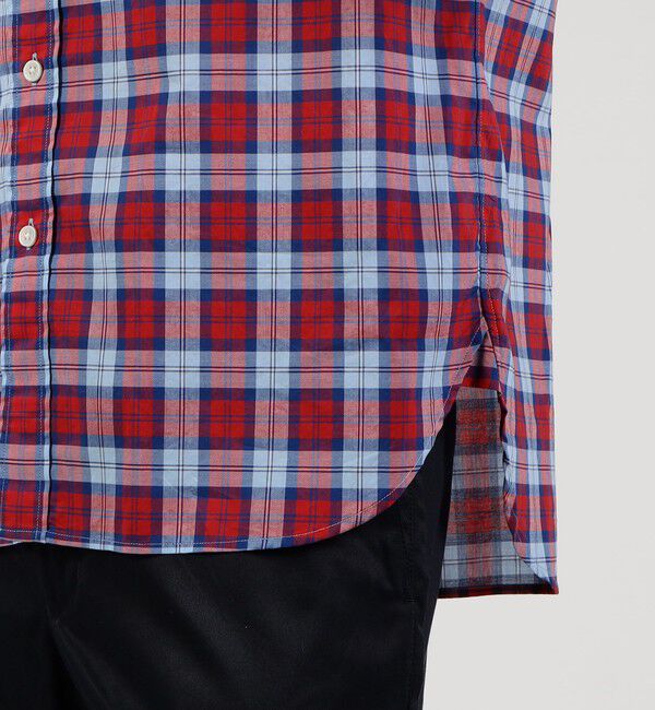TOMORROWLAND MENS「コットンポプリン チェックシャツ」|シャツ・ブラウス|