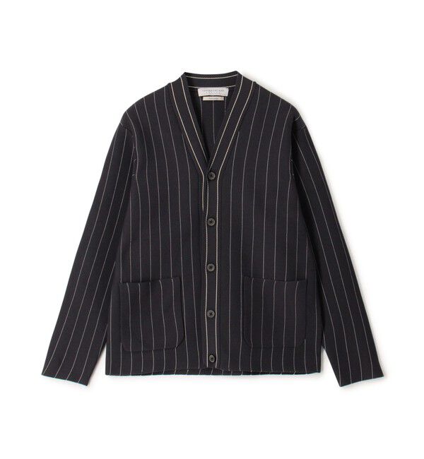 TOMORROWLAND MENS「TOMORROWLAND tricot コットンポリエステル Vネックカーディガン」|ニット・セーター|18 グレー系