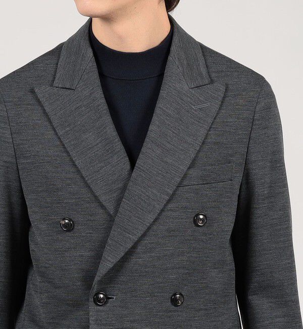 TOMORROWLAND MENS「ウールナイロン  ダブルブレステッド6Bジャケット DONDY」|テーラードジャケット|