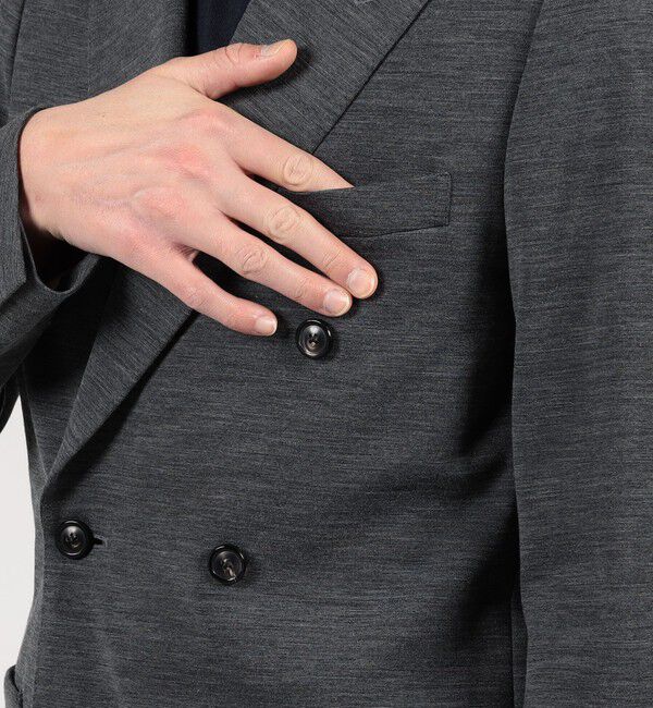 TOMORROWLAND MENS「ウールナイロン  ダブルブレステッド6Bジャケット DONDY」|テーラードジャケット|