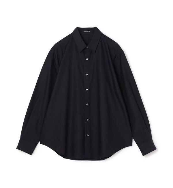 GALERIE VIE「プレミアムオックス ワイドバランスシャツ」|シャツ・ブラウス|69 ネイビー