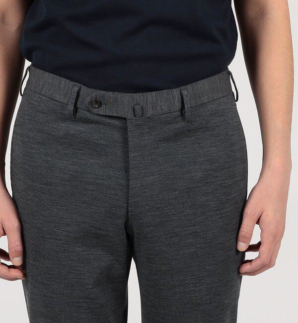 TOMORROWLAND MENS「ウールナイロン スリムストレートパンツ」|スラックス|