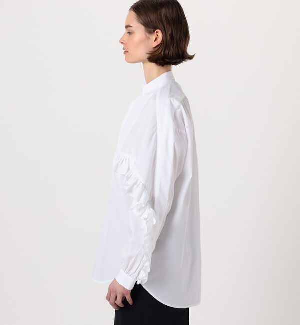 TOMORROWLAND BUYING WEAR「BOURRIENNE DRAMA フリルシャツ」|シャツ・ブラウス|