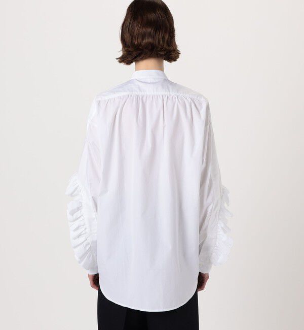 TOMORROWLAND BUYING WEAR「BOURRIENNE DRAMA フリルシャツ」|シャツ・ブラウス|