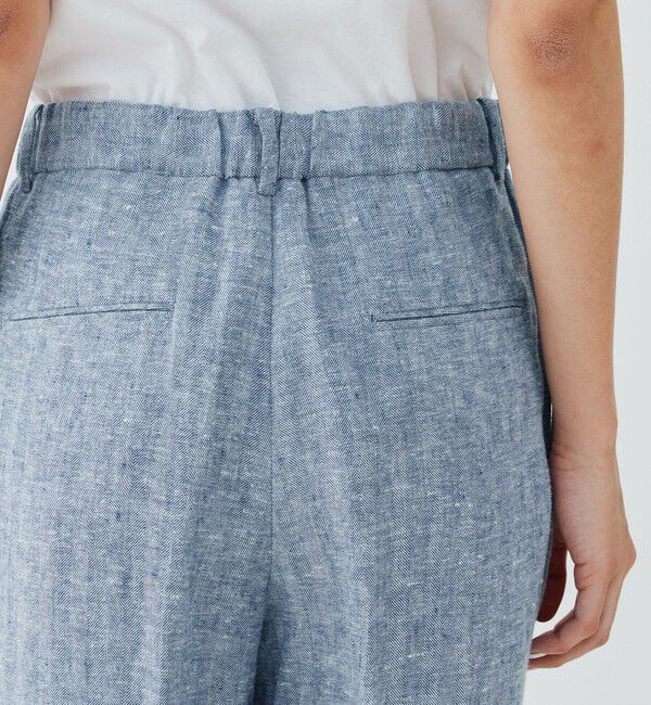 GALERIE VIE「ブラッシュドリネン ツータックパンツ」|その他|