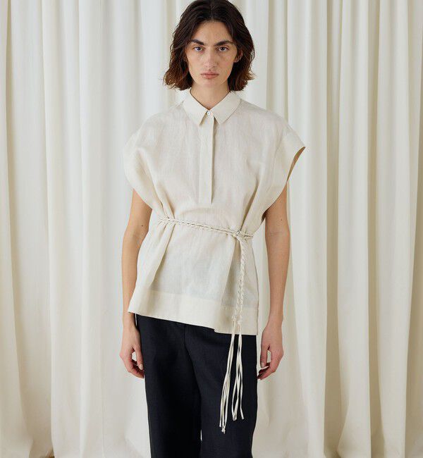 DES PRES「スパークリネン　ボクシーブラウス」|シャツ・ブラウス|