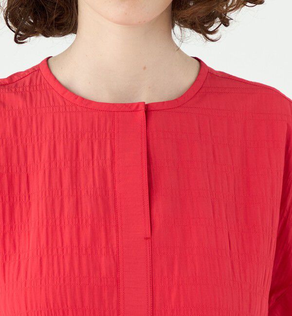 Ballsey「ボーダーサッカー サックブラウス」|シャツ・ブラウス|