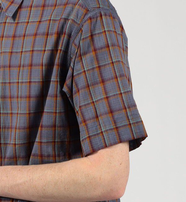 TOMORROWLAND MENS「インドコットン カスリチェック ハーフスリーブシャツ」|シャツ・ブラウス|