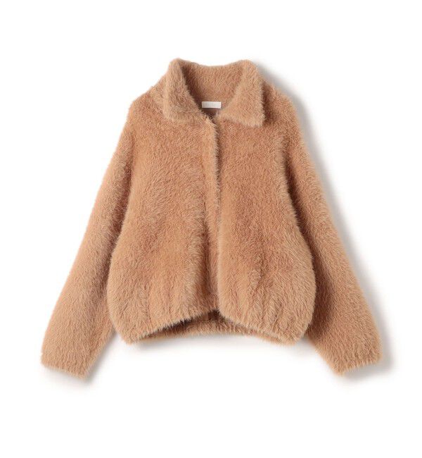 Ballsey「フェザーヤーン ステンカラーカーディガン」|カーディガン|