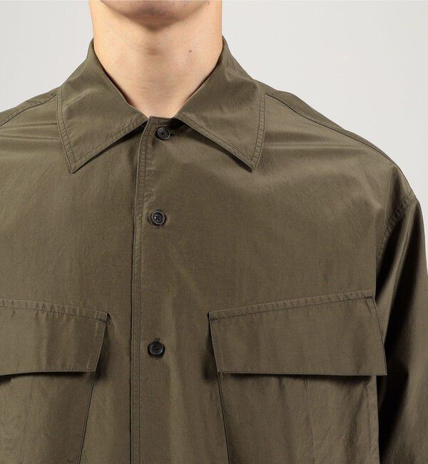 TOMORROWLAND MENS「コットンシルク ダブルポケット シャツブルゾン」|シャツ・ブラウス|