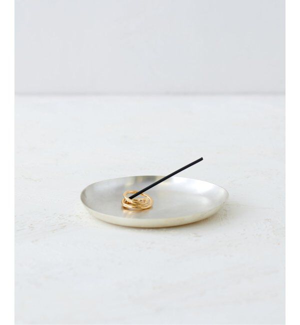 ACME「【fog linen work/フォグリネンワーク】SILVER PLATE ROUND M シルバートレイ」|香水・フレグランス|