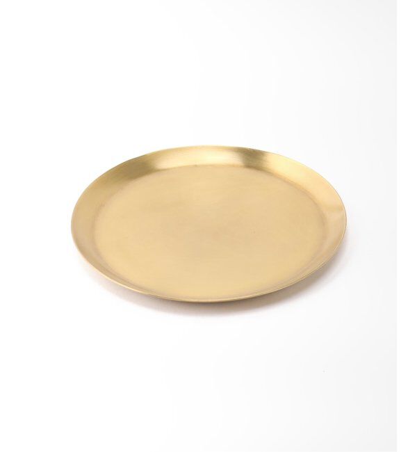 ACME「【fog linen work/フォグリネンワーク】BRASS PLATE ROUND M 真鍮トレイ」|香水・フレグランス|