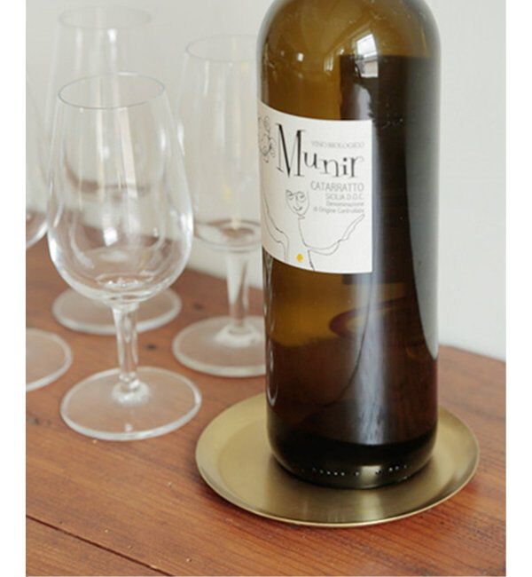 ACME「【fog linen work/フォグリネンワーク】BRASS PLATE ROUND M 真鍮トレイ」|香水・フレグランス|