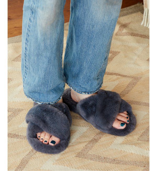 journal standard Furniture「SLIPPER FUR　フェイクファー スリッパ　ルームシューズ」|ルームシューズ|