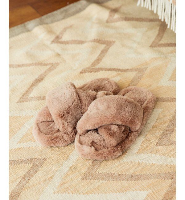 journal standard Furniture「SLIPPER FUR　フェイクファー スリッパ　ルームシューズ」|ルームシューズ|