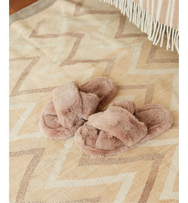 journal standard Furniture「SLIPPER FUR　フェイクファー スリッパ　ルームシューズ」|ルームシューズ|