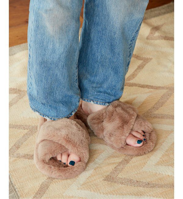 journal standard Furniture「SLIPPER FUR　フェイクファー スリッパ　ルームシューズ」|ルームシューズ|
