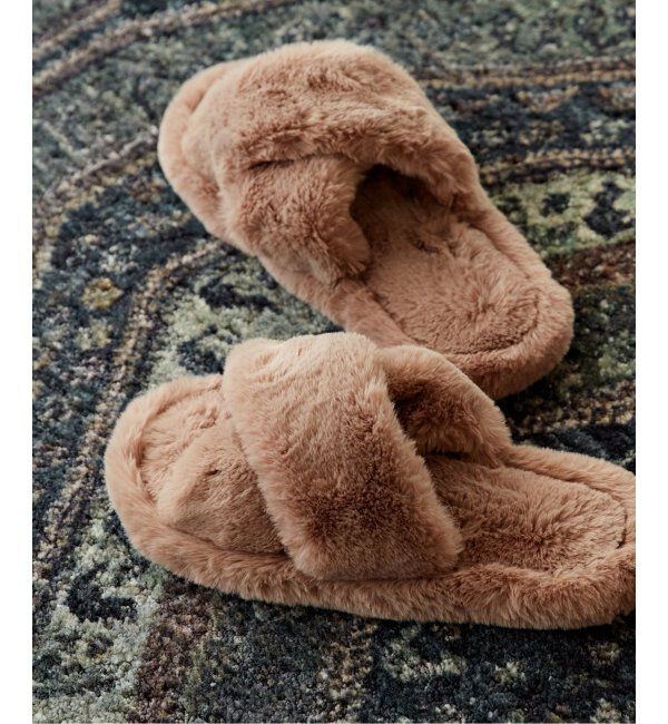 journal standard Furniture「SLIPPER FUR　フェイクファー スリッパ　ルームシューズ」|ルームシューズ|