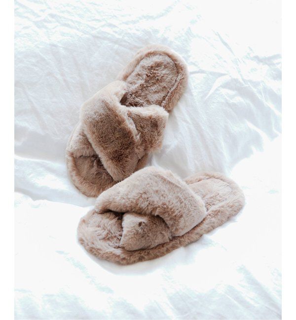 journal standard Furniture「SLIPPER FUR　フェイクファー スリッパ　ルームシューズ」|ルームシューズ|