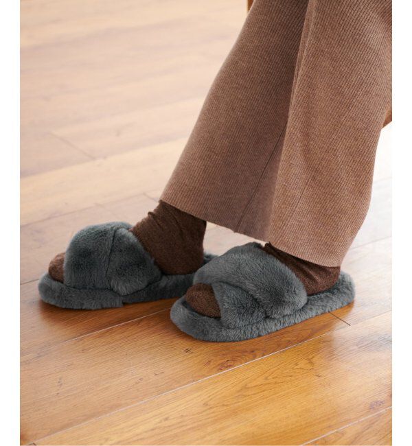 journal standard Furniture「SLIPPER FUR　フェイクファー スリッパ　ルームシューズ」|ルームシューズ|