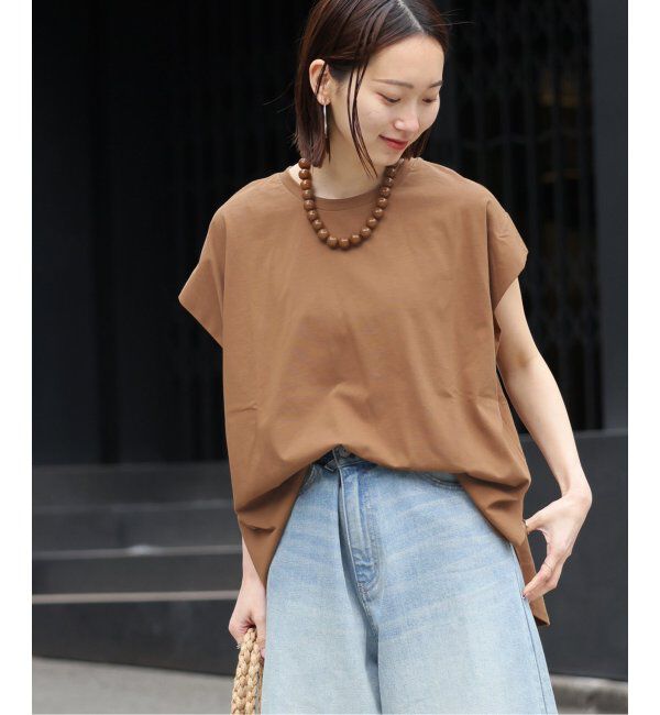 JOURNAL STANDARD relume「オーガニックコットン汗ジミタックプルオーバー」|Tシャツ・カットソー|キャメル
