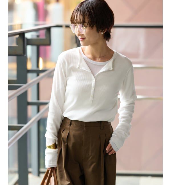 JOURNAL STANDARD relume「ソフトテレコヘンリープルオーバー」|Tシャツ・カットソー|