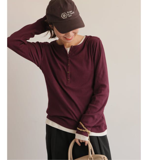JOURNAL STANDARD relume「ソフトテレコヘンリープルオーバー」|Tシャツ・カットソー|