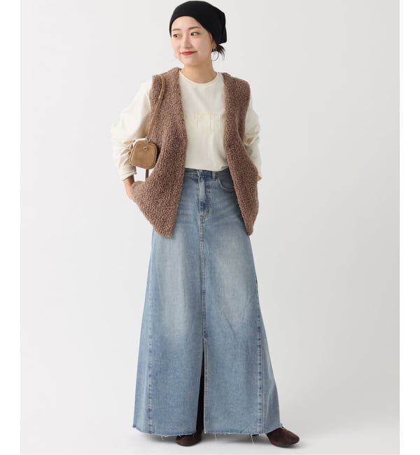 JOURNAL STANDARD relume「《追加3》9oz C/R ジョイントデニムスカート」|スカート|