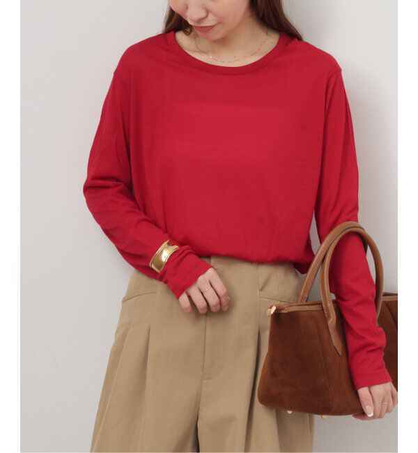 JOURNAL STANDARD relume「《追加3 / 新色》シアークルーネックロングTシャツ」|Tシャツ・カットソー|