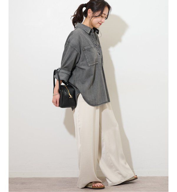 JOURNAL STANDARD relume「《WEB限定追加 / 新色》デニムプルオーバーシャツ」|シャツ・ブラウス|