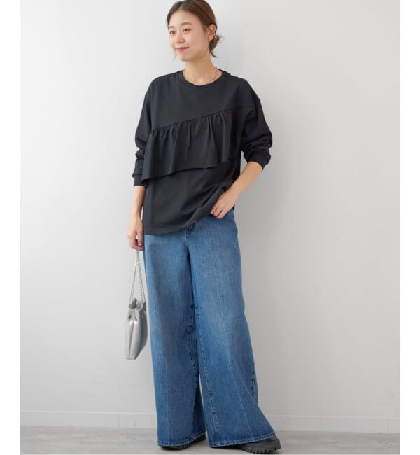 JOURNAL STANDARD relume「《WEB限定追加2》フリルプルオーバーロングスリーブ」|Tシャツ・カットソー|