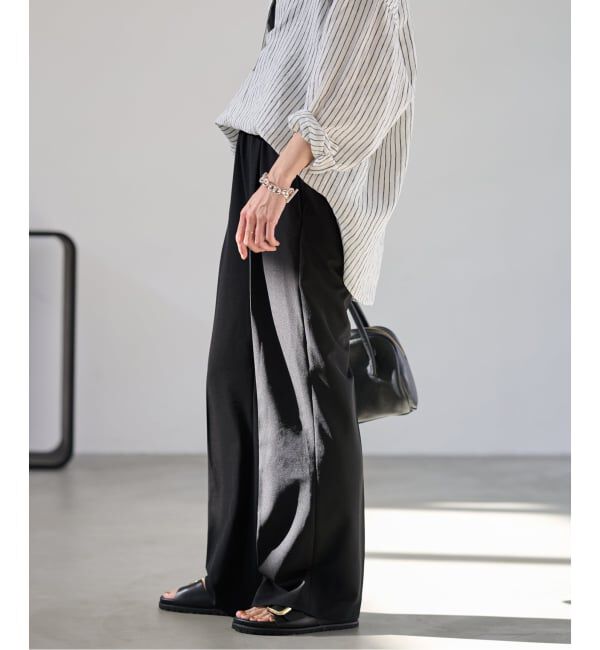 FRAMeWORK「≪洗濯機洗い可能≫ウォッシャブルイージースラックス」|スラックス|